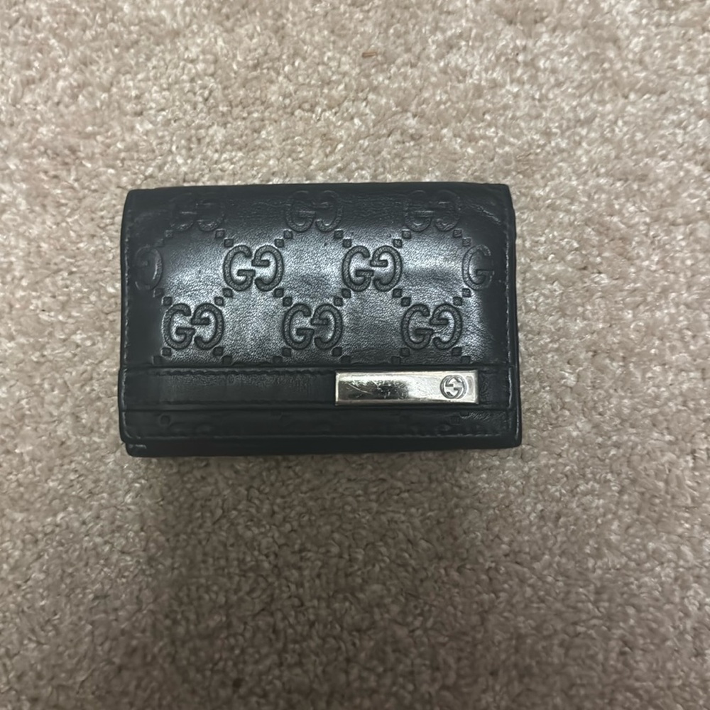 Authentic black Gucci wallet